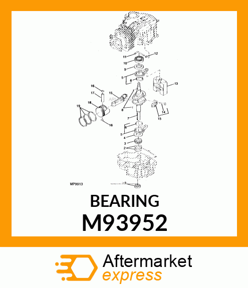 BEARING, PLAIN M93952