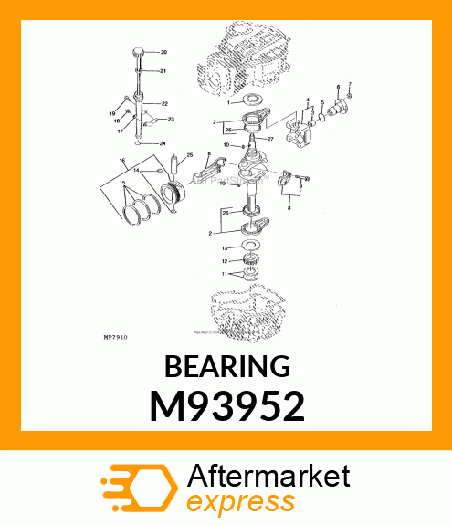 BEARING, PLAIN M93952