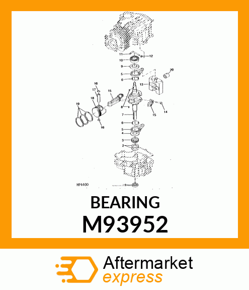 BEARING, PLAIN M93952