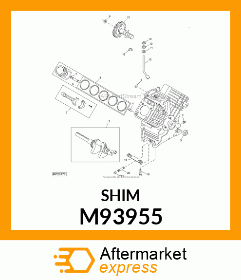 SHIM, CAMSHAFT M93955