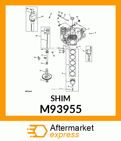 SHIM, CAMSHAFT M93955