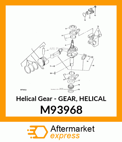 Helical Gear M93968