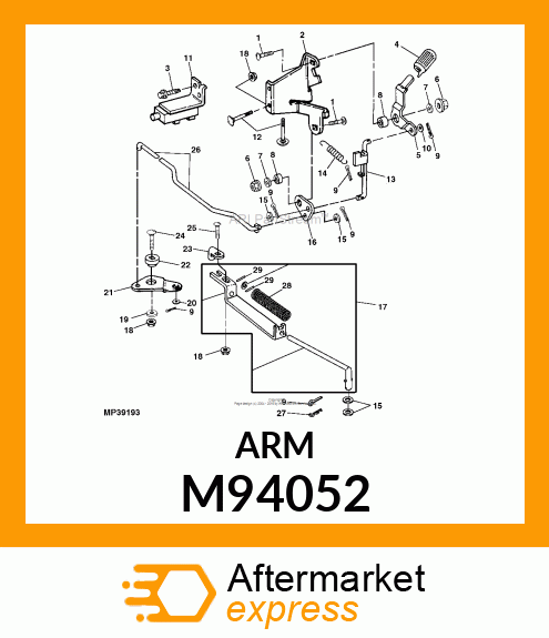 Lever M94052