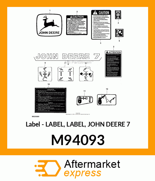 Label M94093