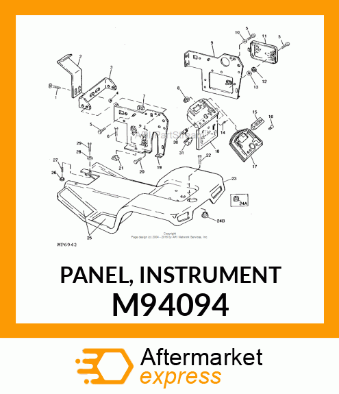 PANEL, INSTRUMENT M94094