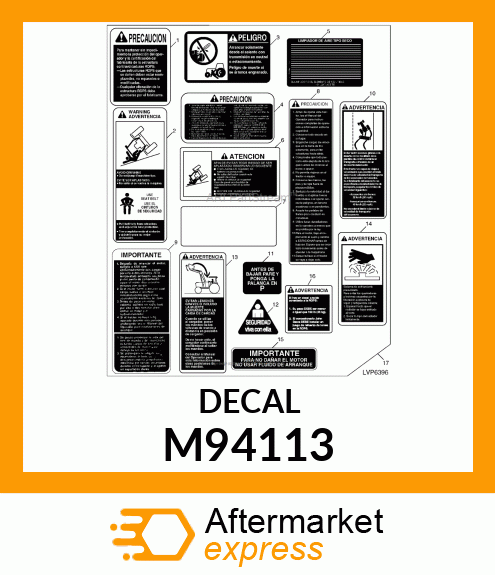 LABEL, LABEL, IMPORTANT (SP) M94113