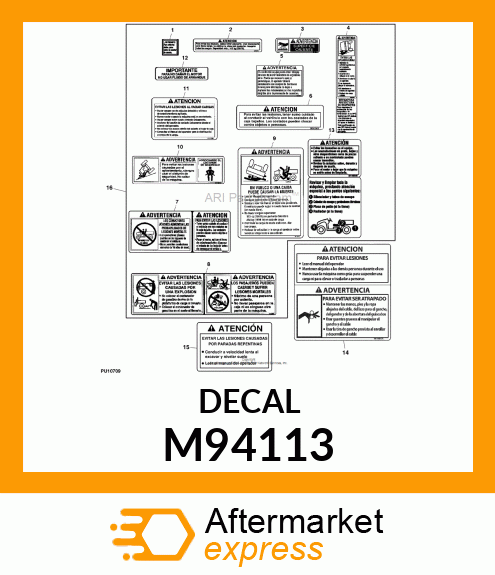 LABEL, LABEL, IMPORTANT (SP) M94113