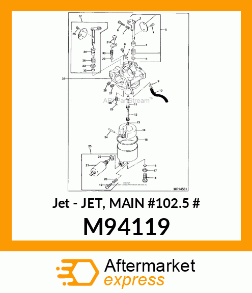 Jet - JET, MAIN #102.5 # M94119