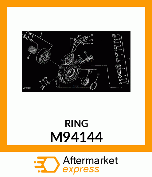 RING, PISTON OIL M94144