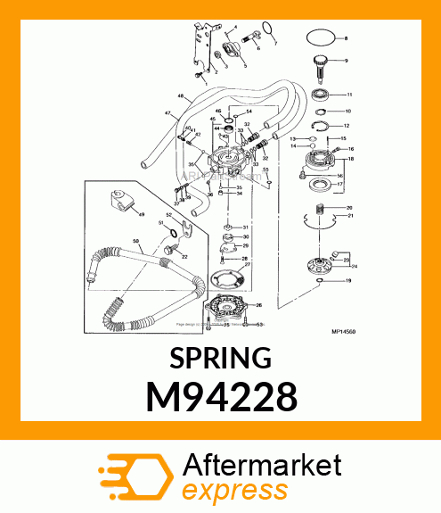 Spare part M94228 + Spring