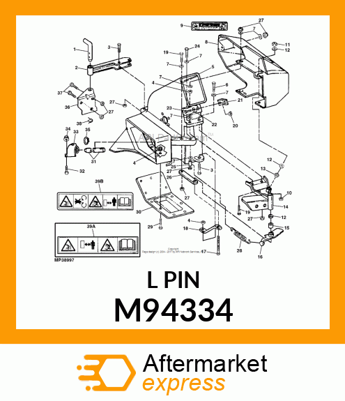 PIN, HITCH M94334