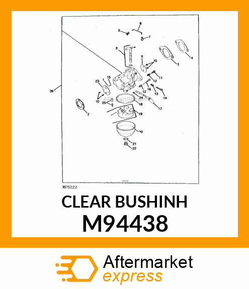 BUSHING, NATURAL LINKAGE RETAINING M94438