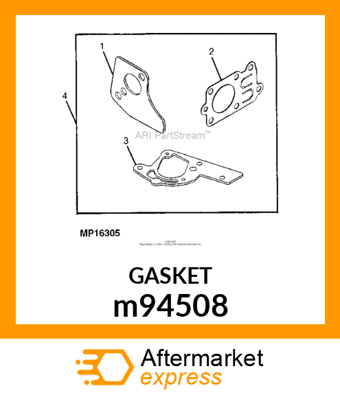 GASKET, INTAKE m94508