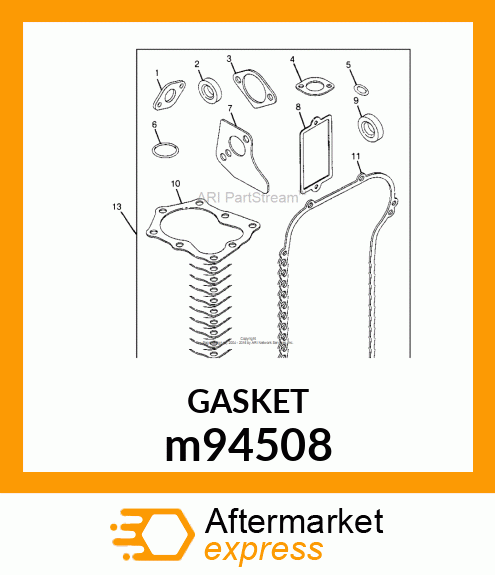 GASKET, INTAKE m94508