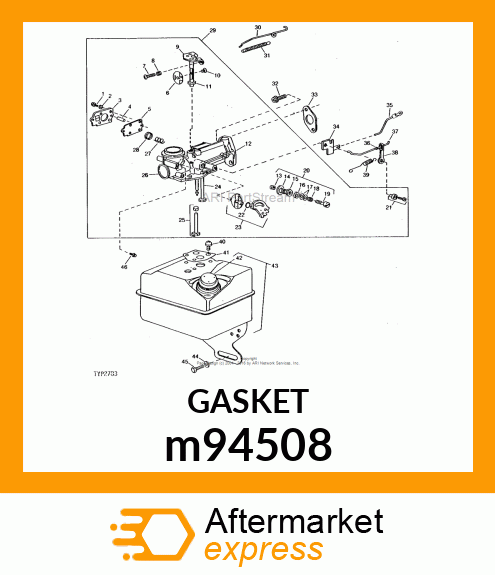 GASKET, INTAKE m94508