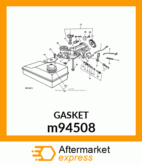 GASKET, INTAKE m94508