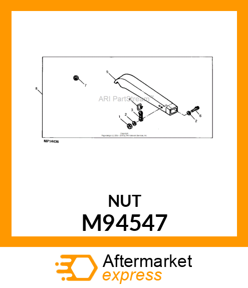 NUT, HEX M94547