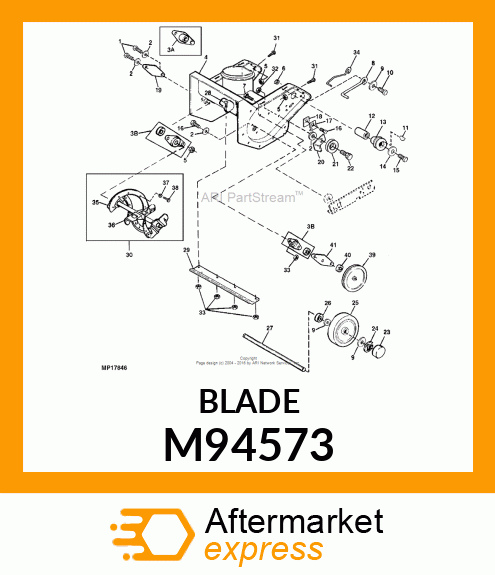 BLADE, AUGER 4/SET M94573