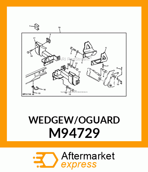 WEDGE WITHOUT GUARD M94729