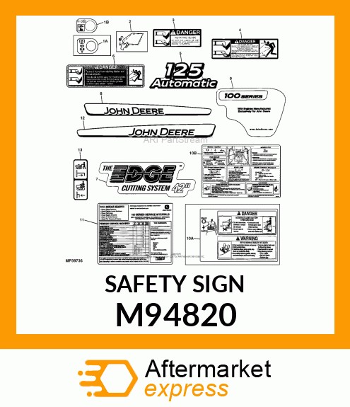 SAFETY SIGN M94820