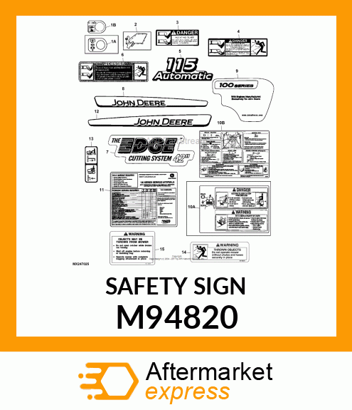 SAFETY SIGN M94820