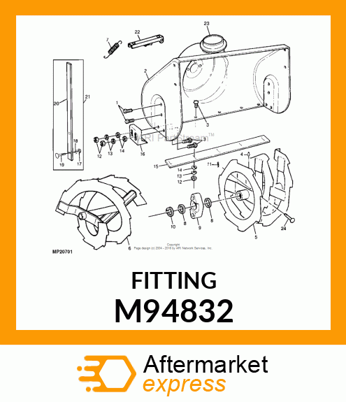 Lubrication Fitting M94832