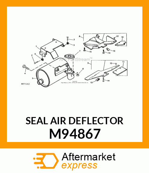 Seal Air Deflector M94867