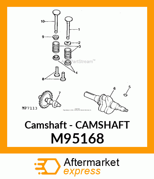 Camshaft M95168