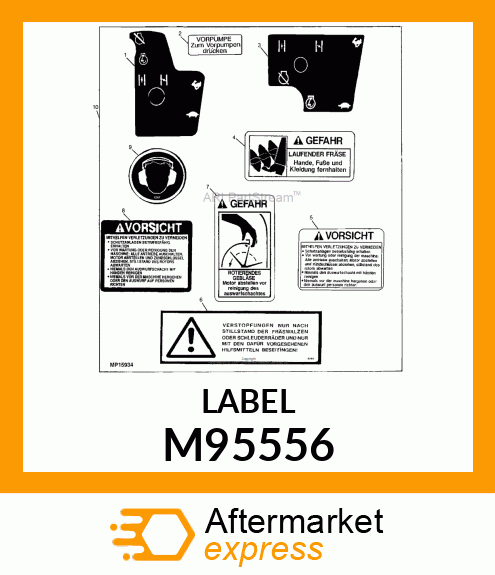 Label M95556