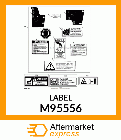 Label M95556