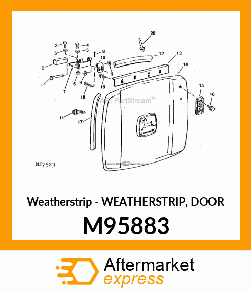 Weatherstrip M95883