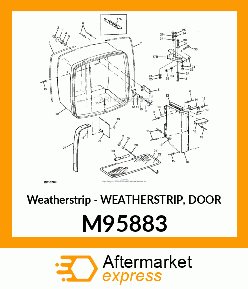 Weatherstrip M95883