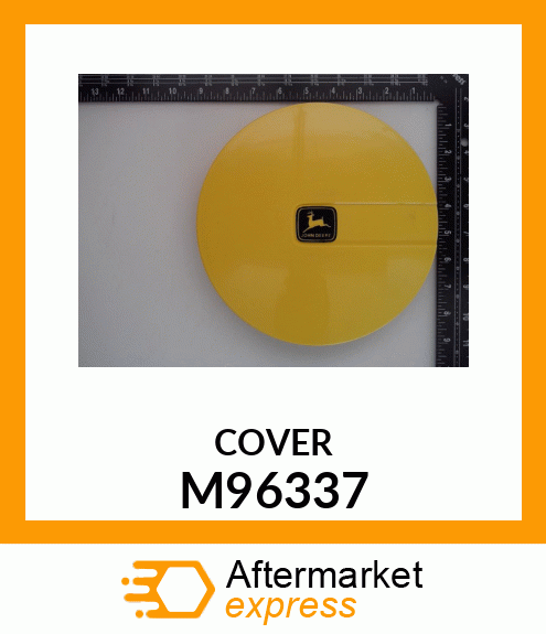 Cover - WHEEL COVER, 8"-YELLOW PLASTIC (SET M96337