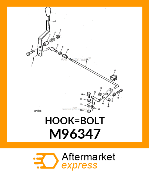 Hook Bolt M96347