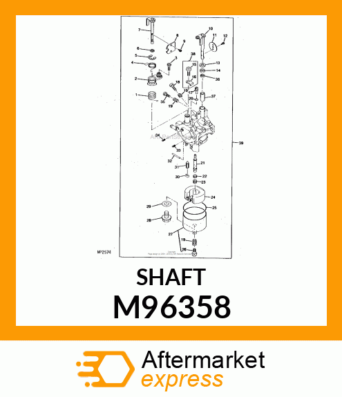 Shaft Carburetor M96358