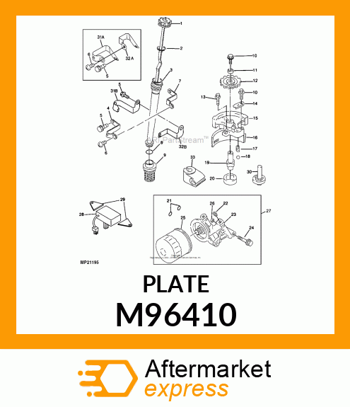 Bracket Heater Mounting M96410