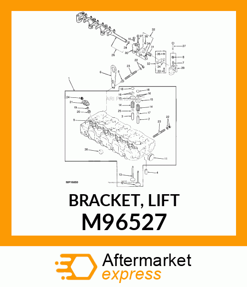 BRACKET, LIFT M96527