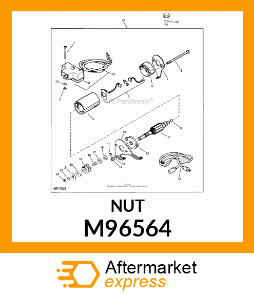 Nut M96564