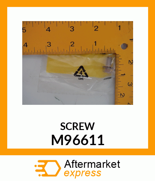 Spare part M96611 + SCRW,HEX WASHER HD. SEMS,1/4