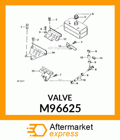 VALVE, FUEL SHUT M96625