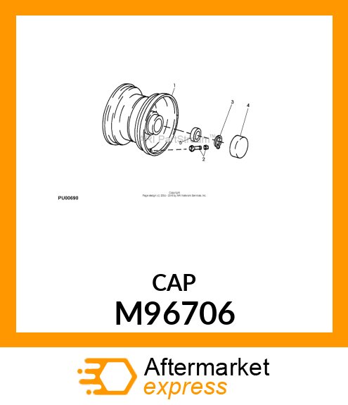 CAP, HUB M96706