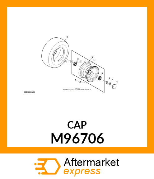 CAP, HUB M96706