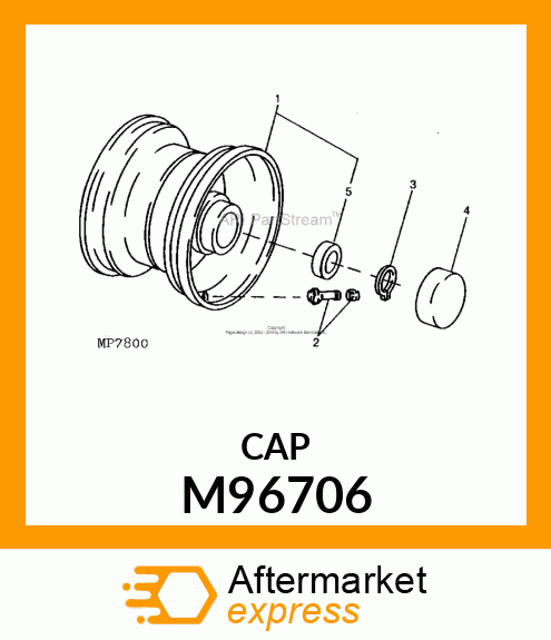 CAP, HUB M96706