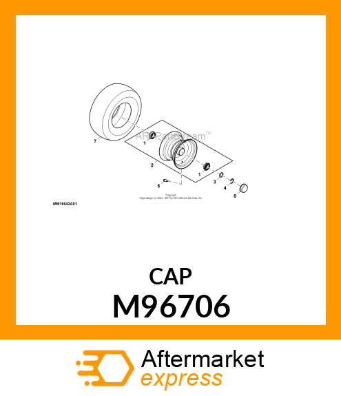 CAP, HUB M96706