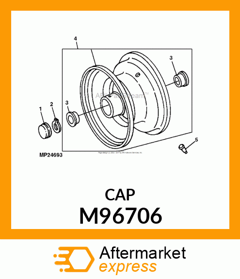 CAP, HUB M96706