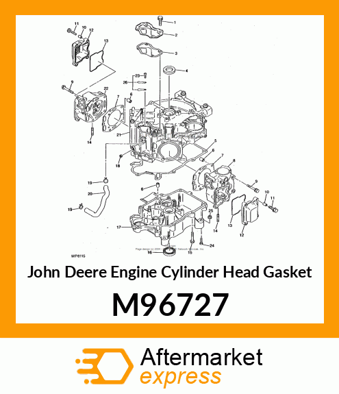 GASKET, CYLINDER HEAD M96727