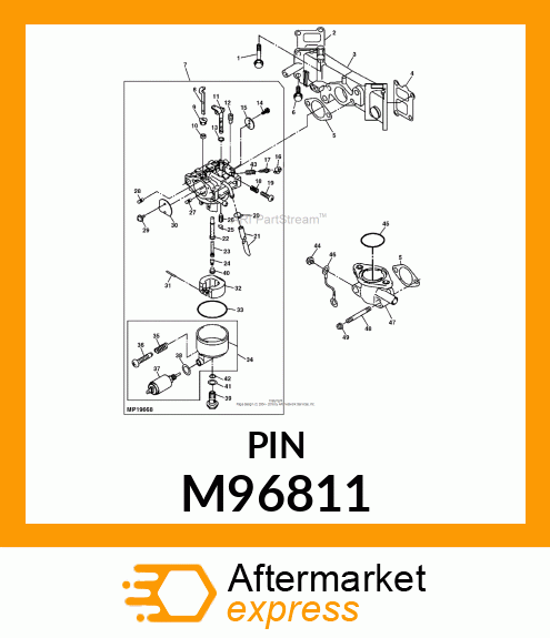 BOLT, STUD 6X100 M96811