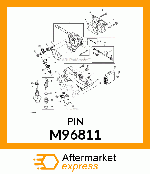 BOLT, STUD 6X100 M96811