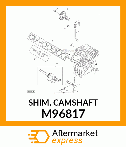 SHIM, CAMSHAFT M96817