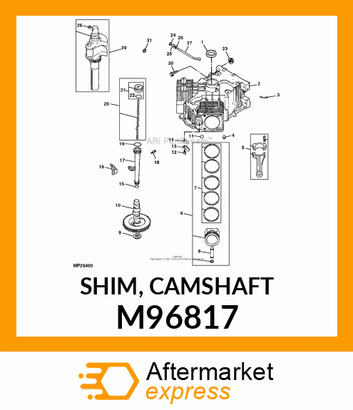 SHIM, CAMSHAFT M96817